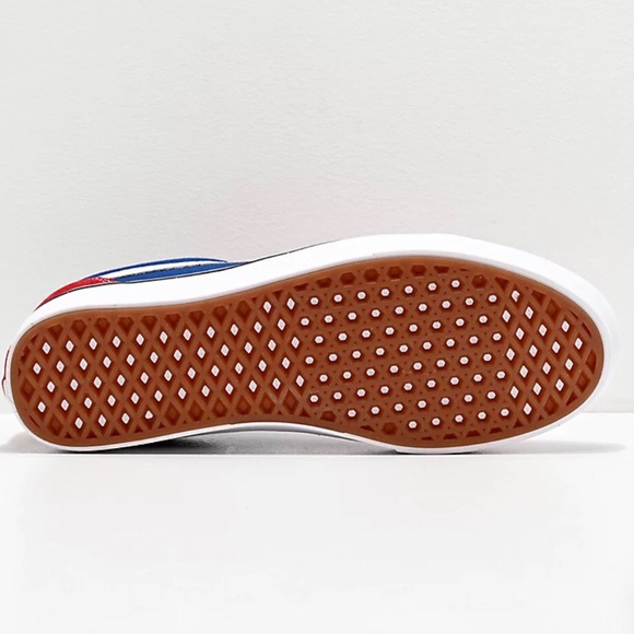 Vans Old Skool Comfycush Red Chili Blue Sneakers - Picture 7 of 11